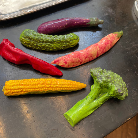 vegetable knife holder barbotine