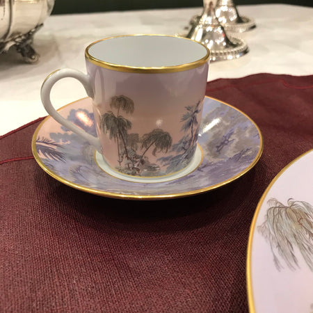 Haviland le Brésil manufacture Zuber Coffee Cup