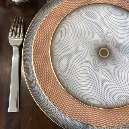 Starter dessert plate Oskar porcelain Raynaud Limoges Luxe