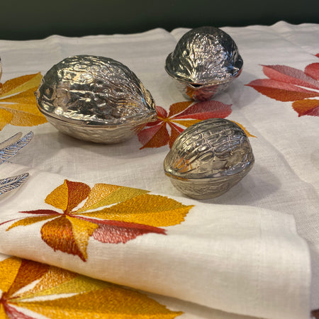 embroidered linen towel