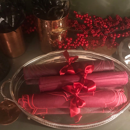 place mat in coated linen