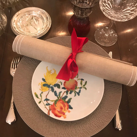 place mat in coated linen