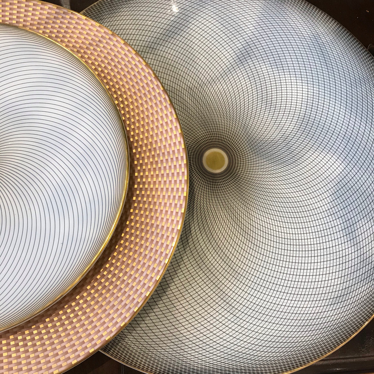 Assiette de presentation Oskar porcelaine Raynaud Limoges Luxe