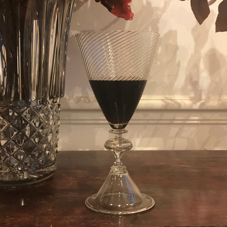 verre à vin verre à pied verre soufflé