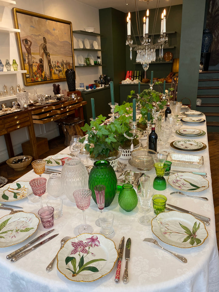 Set of 6 Orchid plates