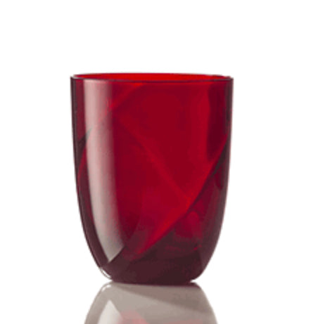 Colored blown glass tumbler 2