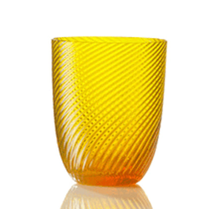 Colored blown glass tumbler 2