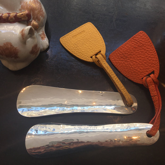 Hammered Silver Shoehorn