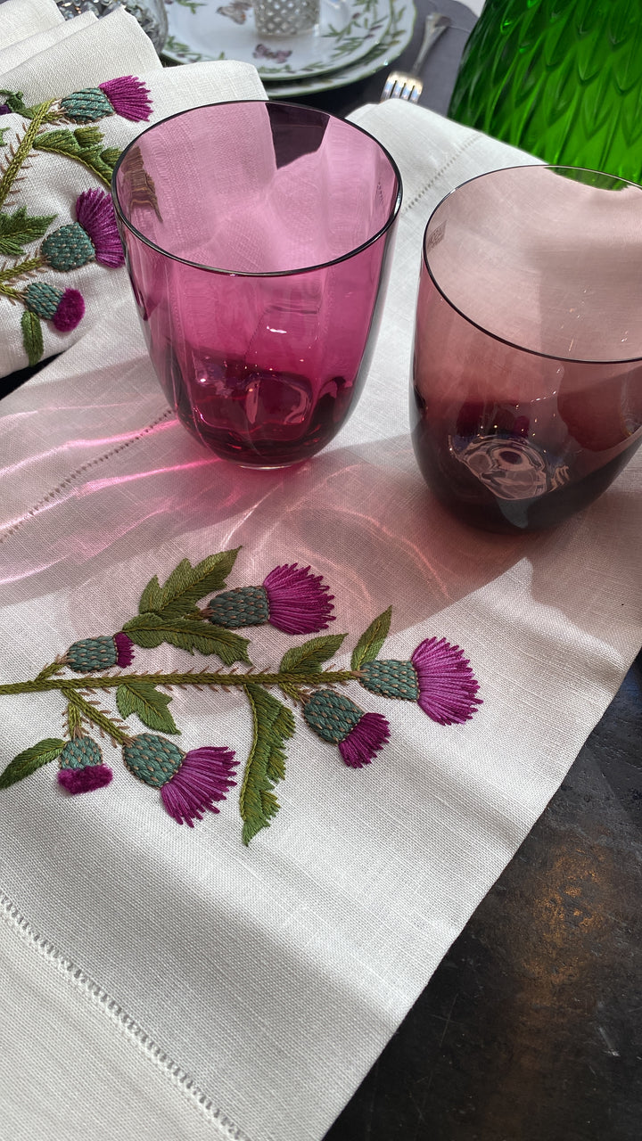 Gobelet en verre soufflé coloré 2
