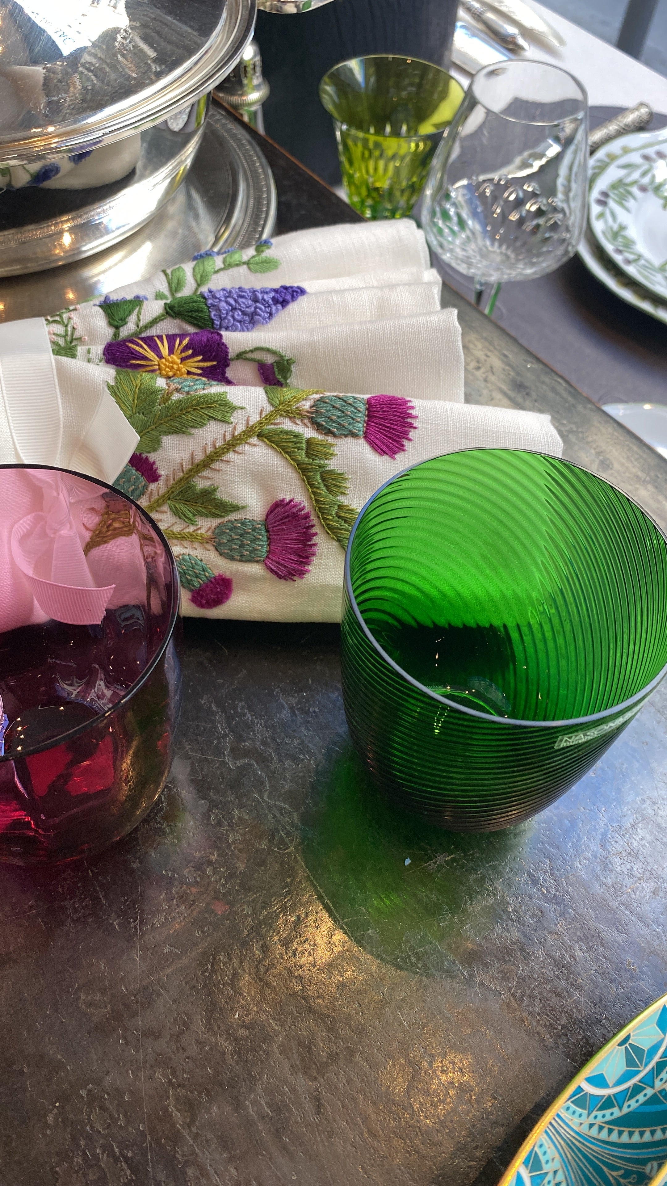 Lot de 4 verres bleus (Gebraucht) in Porrentruy für CHF 8 – mit Lot de 4 verres bleus (Gebraucht) in Porrentruy für CHF 8 – mit