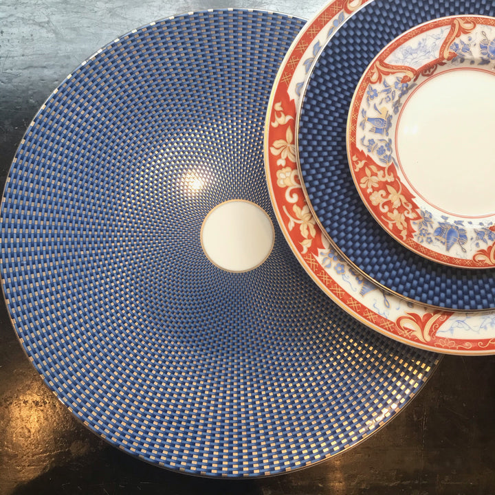 Assiette de Présentation Trésor Bleu