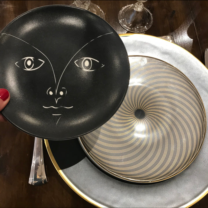 Assiette à pain Cocteau Visage d’enfant